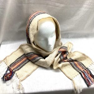 OSCATEX 100% ALPACA WOOL WOMEN’S AZTEC PRINT  SCARF